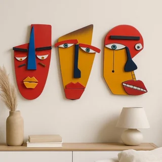 دیوارکوب ۳ عددی پاپیه ماشه ( مدل وهینا - برند شوپا )