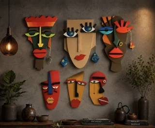 دیوارکوب ۶ عددی پاپیه ماشه ( مدل لروس - برند شوپا )